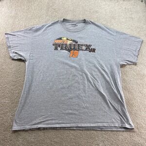 Joe‎ Gibbs Racing Martin Truex Jr NASCAR Shirt Mens 3XL Gray Bass Pro Shops 19